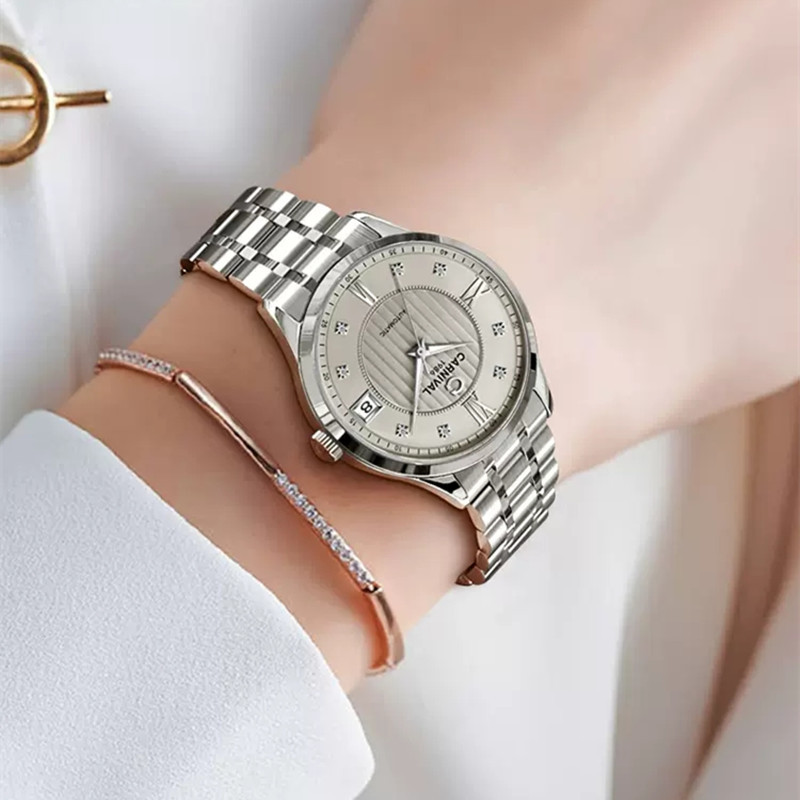 Luxury Watch Japan - Switzerland CARNIVAL Luxury Automatic Mechanical Women's