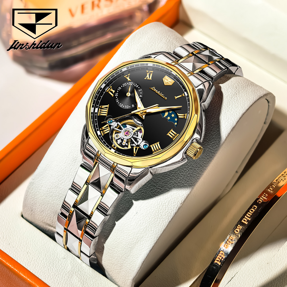 Luxury Watch Moon Phase - JSDUN 8937 Ladies Watches Automatic Mechanical