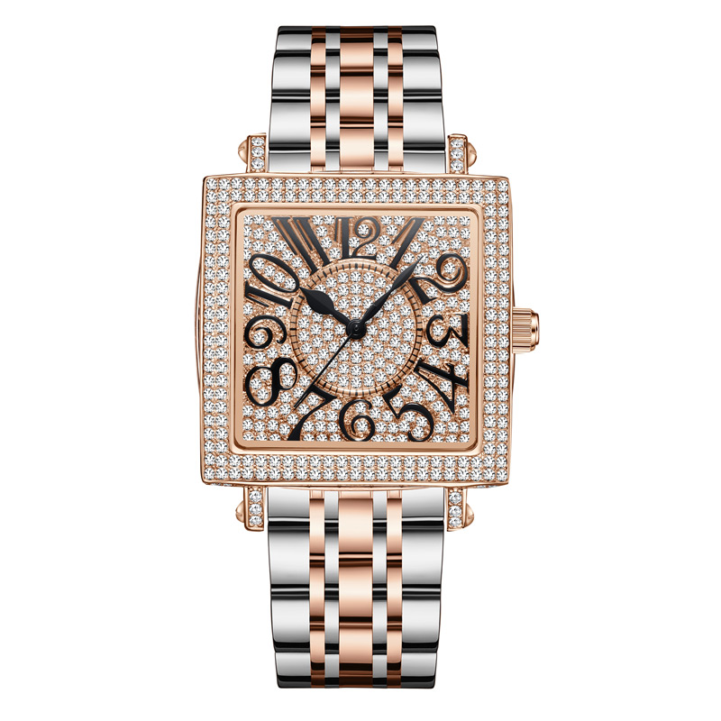 Luxury Watch Top 10 - Square Original Brand Wristwatch Quality Crystal