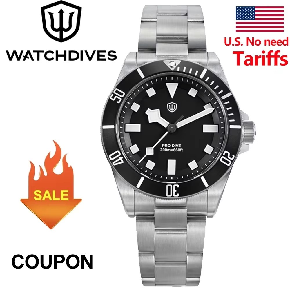 Luxury Watch Japan - Watchdives WD1969 Pro Watch VH31 Sweep