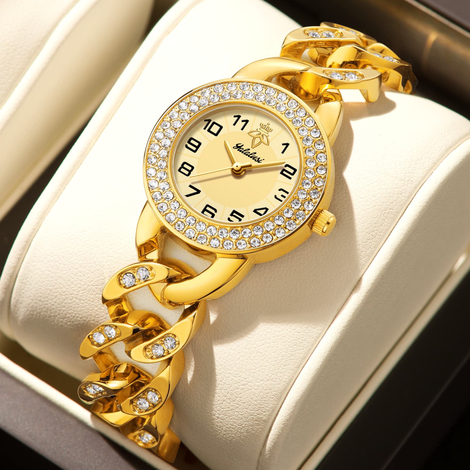 Luxury Watch List - YaLaLuSi Stylish Ladies’ Luxury Diamond-Set Bracelet