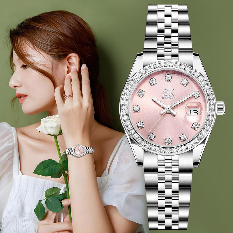 Luxury Watch Diamond - UTHAI CQ484 Fashionable Women's Watch, Light
