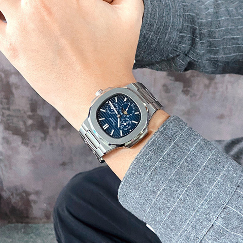 Moonphase Complication Watch - Switzerland Rinifa Multifunctional Automatic Watch for