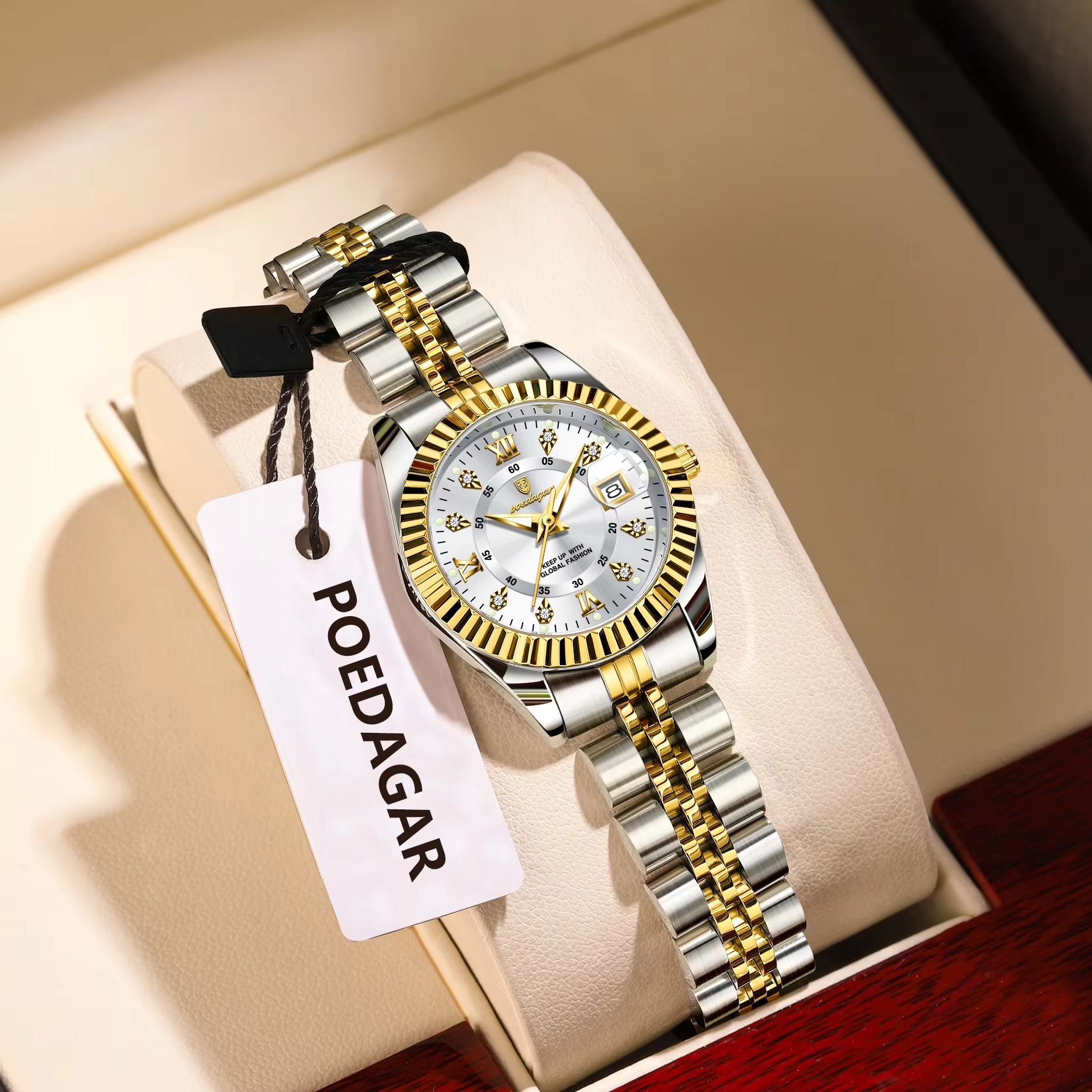 Luxury Watch Girl - POEDAGAR Fashion Luxury Ladies Wristwatch Waterproof