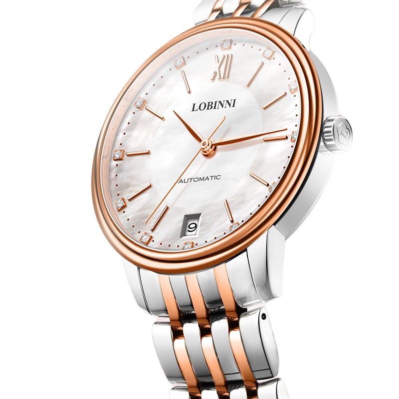 Luxury Watch Japan - LOBINNI Ladies Automatic Mechanical Watch Diamond