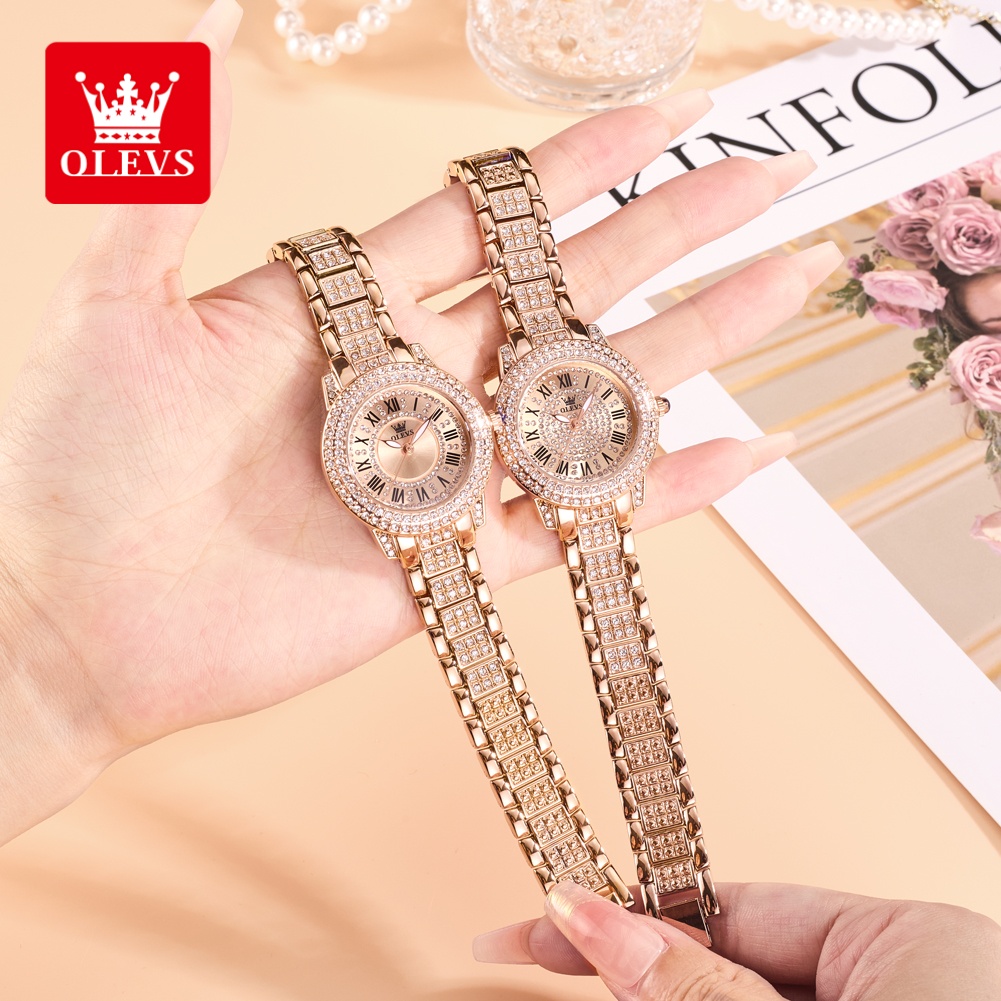 OLEVS Luxury Fashion ladies' w - đánh giá và giá Luxury Watch Diamond