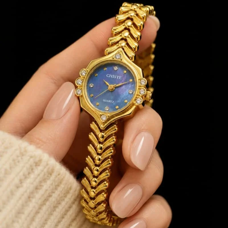 Golden Women's Bracelet Watch  - đánh giá và giá Luxury Watch Top 10