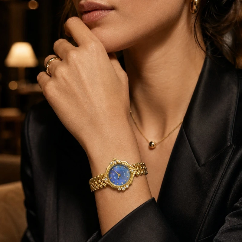 Golden Women's Bracelet Watch  - đánh giá và giá Luxury Watch Top 10