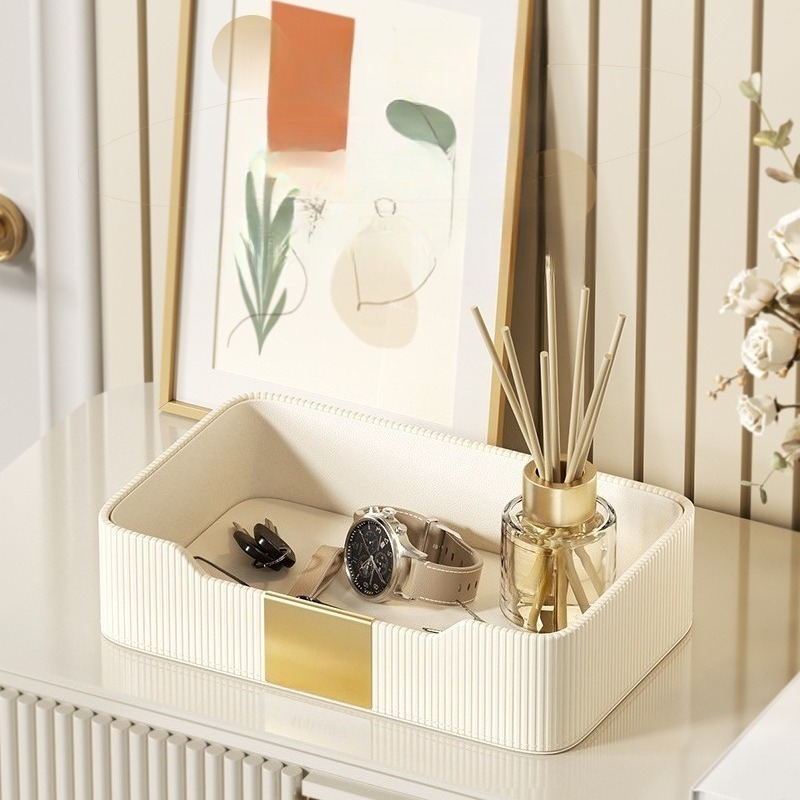 PU Leather Desk Tray - Multi-L - đánh giá và giá Luxury Watch Levels