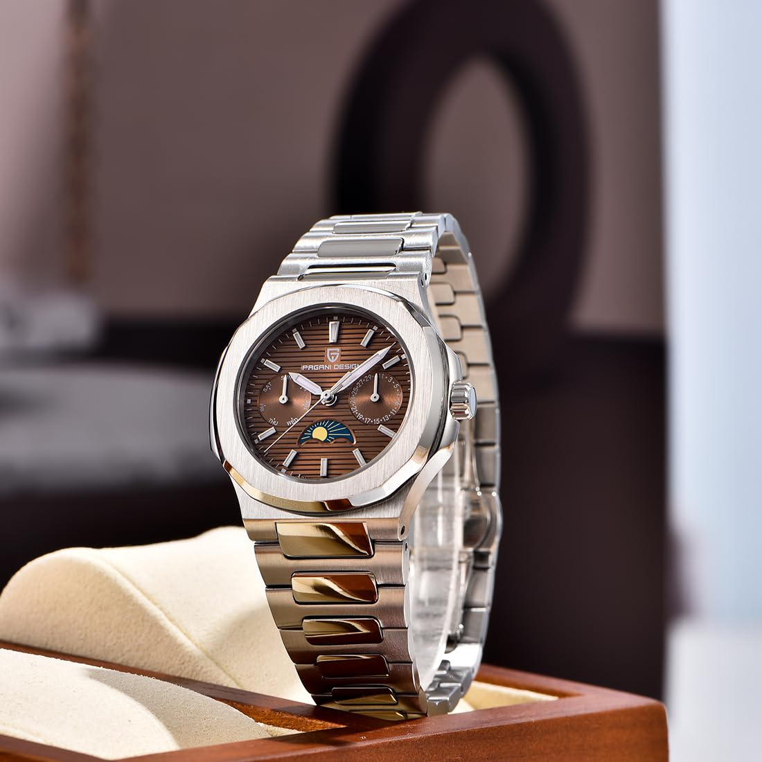 PAGANI DESIGN PD-1786 Quartz W - đánh giá và giá Sapphire Crystal Display