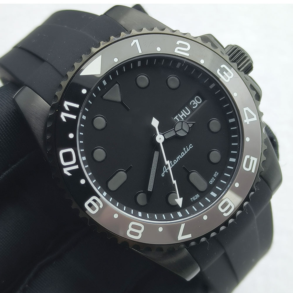 40MM NH36 Watch Black Men's St - đánh giá và giá Sapphire Crystal Display
