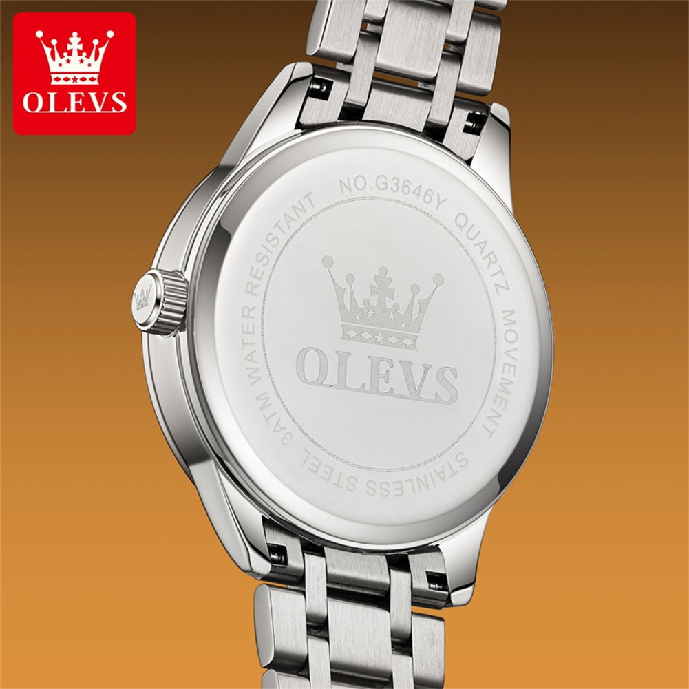 OLEVS Moon Phase men's watches - đánh giá và giá Luxury Watch Moon Phase