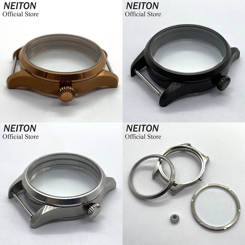 NEITON 42mm Manual Watch Case  - đánh giá và giá Sapphire Crystal Display