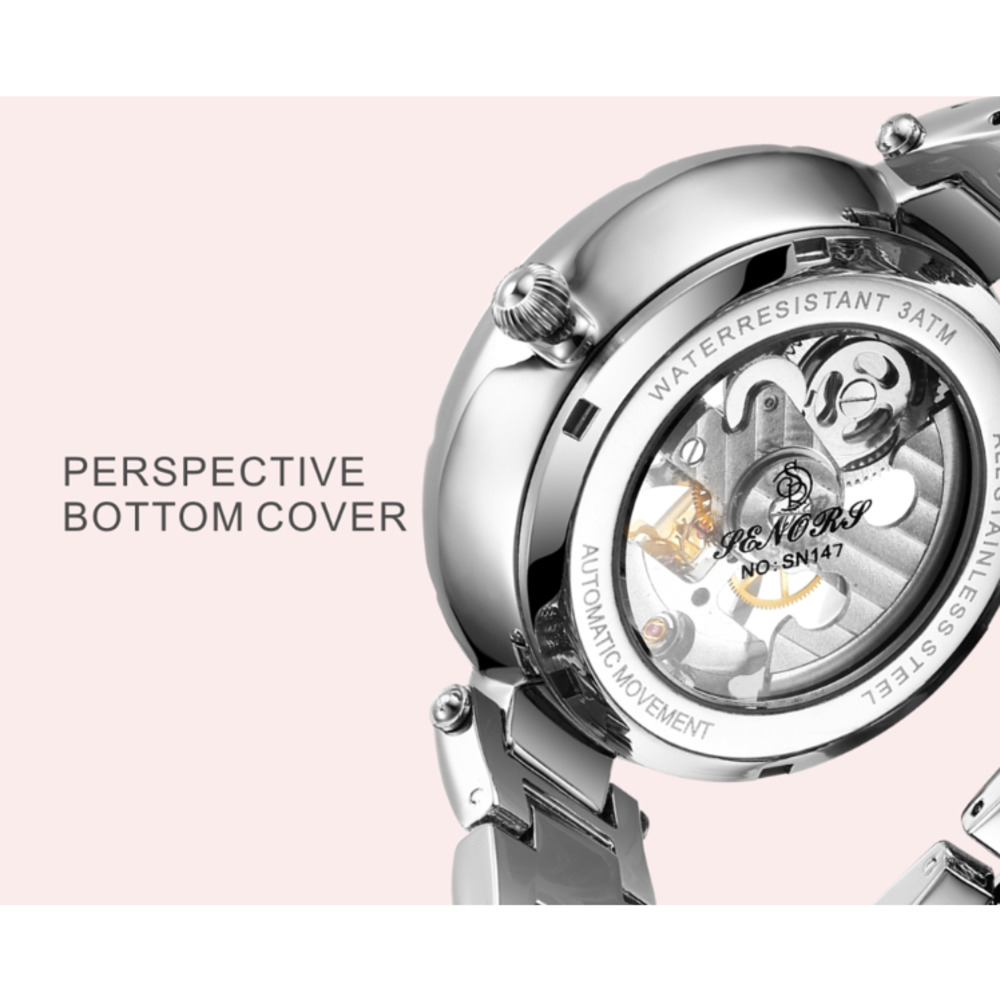 Luxury Women's Waterproof Skel - đánh giá và giá Luxury Watch Moon Phase