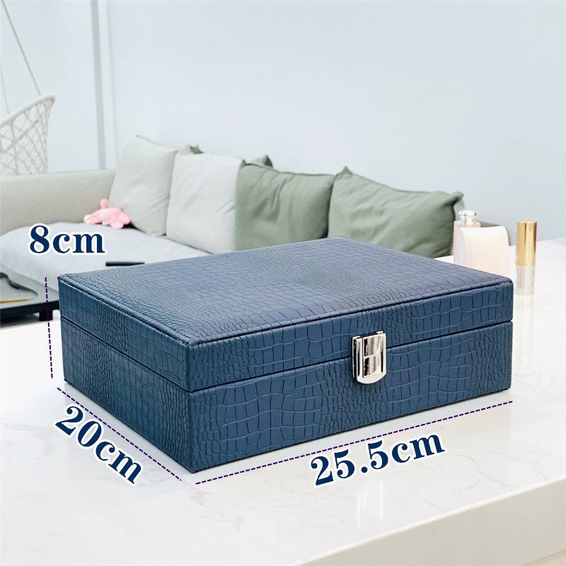 Portable Jewelry Box Leather L - đánh giá và giá Luxury Watch E Jewellery