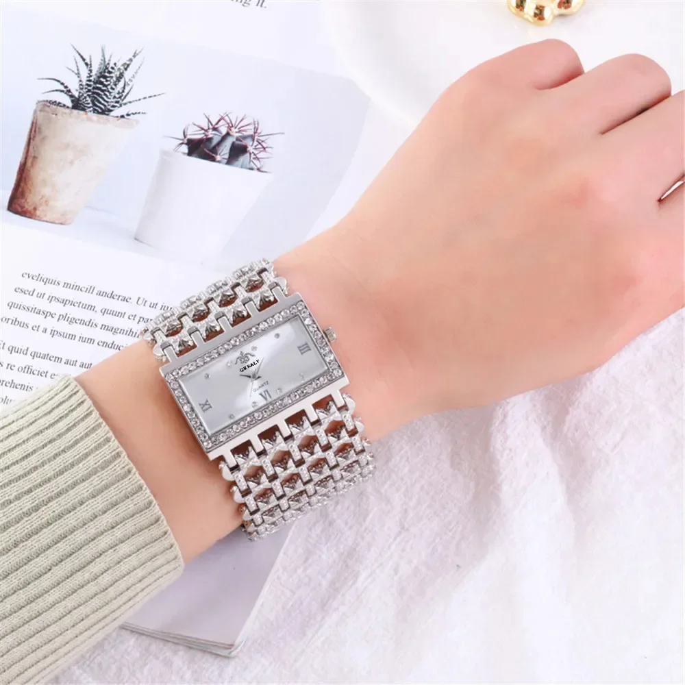 Women's Fashion Luxury Square  - đánh giá và giá Luxury Watch Diamond