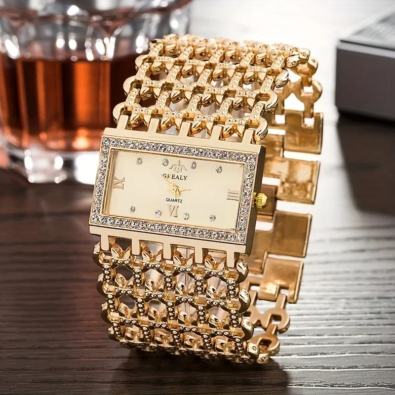Women's Fashion Luxury Square  - đánh giá và giá Luxury Watch Diamond