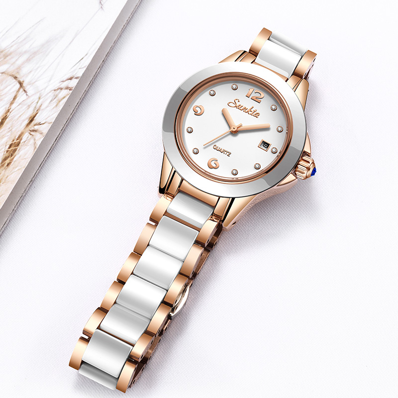 Sunkta Fashion Casual Quartz W - đánh giá và giá Luxury Watch Diamond