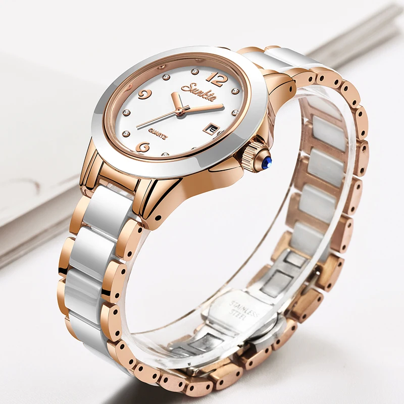 Sunkta Fashion Casual Quartz W - đánh giá và giá Luxury Watch Diamond