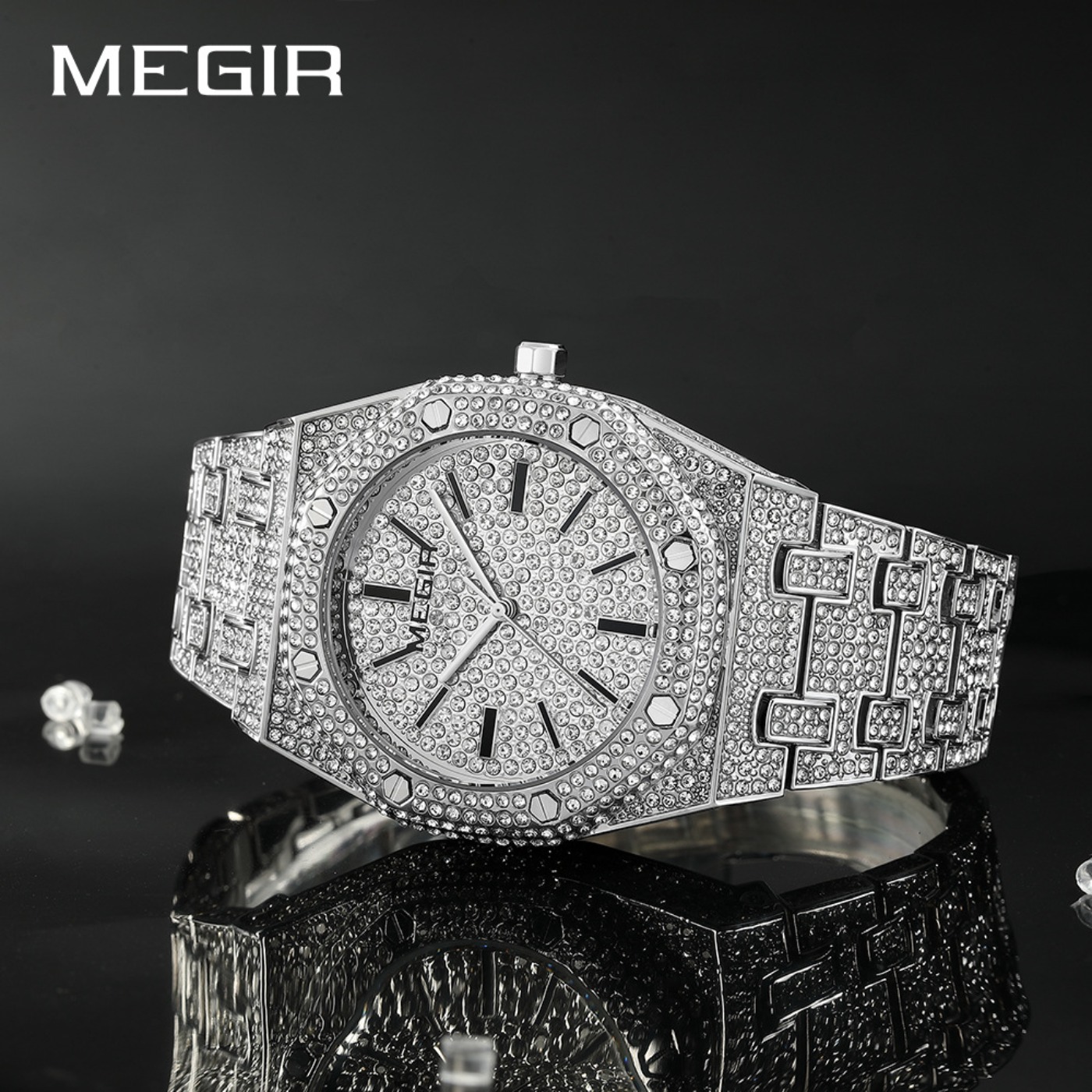 MEGIR Luxury Quartz Rhinestone - đánh giá và giá Luxury Watch Business