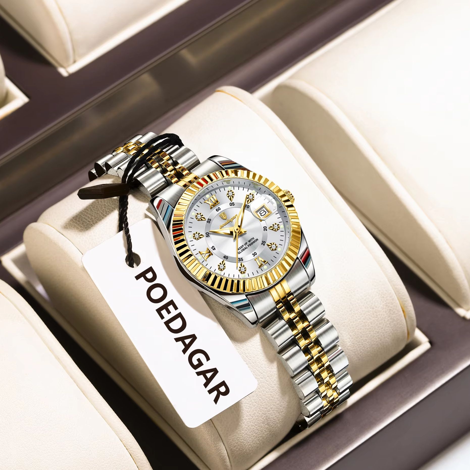 POEDAGAR Fashion Luxury Ladies - đánh giá và giá Luxury Watch Girl