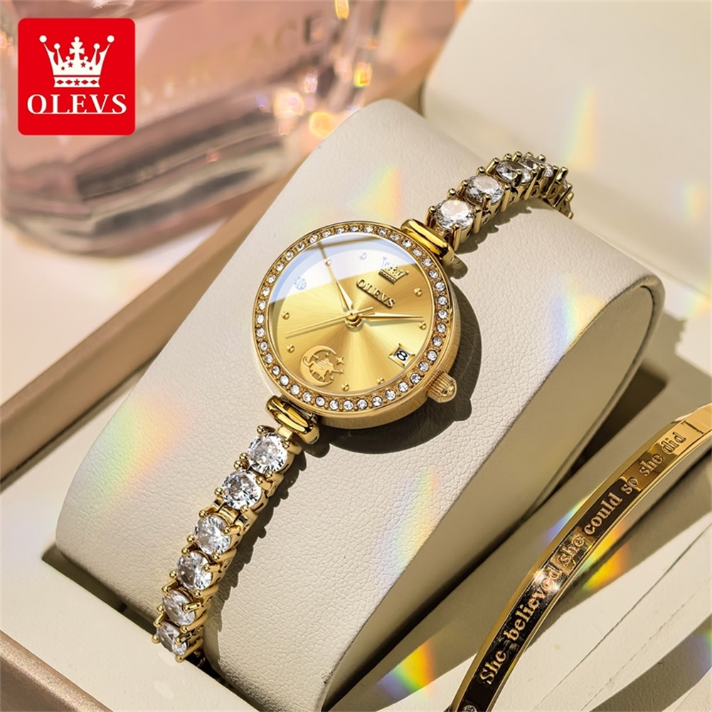 OLEVS Luxury Original Women Wa - đánh giá và giá Luxury Watch E Jewellery