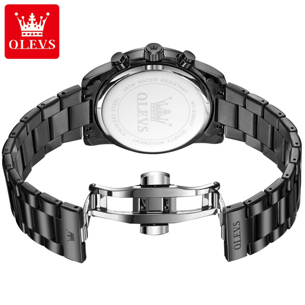 OLEVS Original Fashion Men's W - đánh giá và giá Luxury Watch Moon Phase