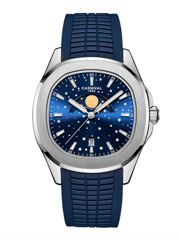 Switzerland Ronda Quartz Carni - đánh giá và giá Moonphase Complication Watch