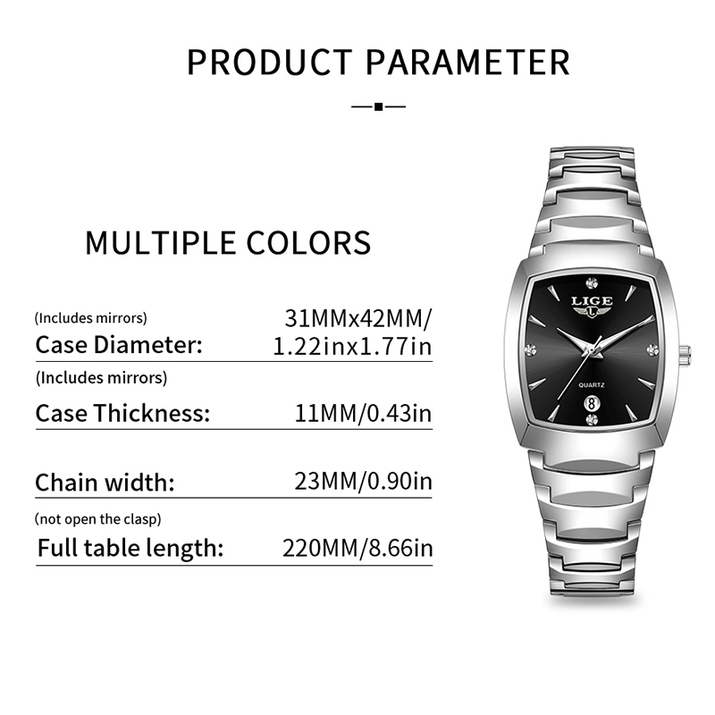LIGE Watch women Business Luxu - đánh giá và giá Luxury Watch Business