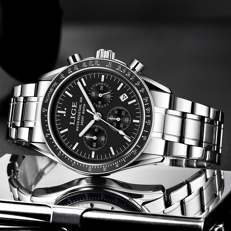 LIGE Fashion Quartz Wrist Watc - đánh giá và giá Luxury Watch Japan