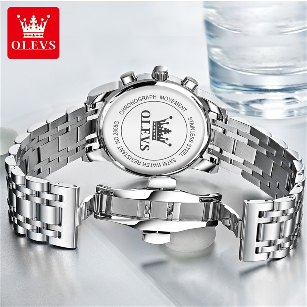 OLEVS Popular men's watches st - đánh giá và giá Luxury Watch Moon Phase
