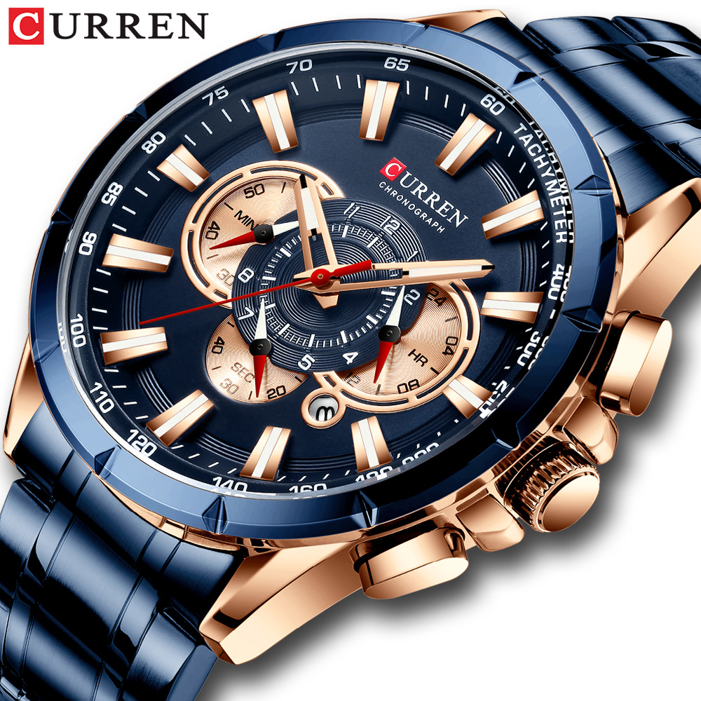 Curren/Carrion 8363 Men's Watc - đánh giá và giá Sapphire Crystal Display