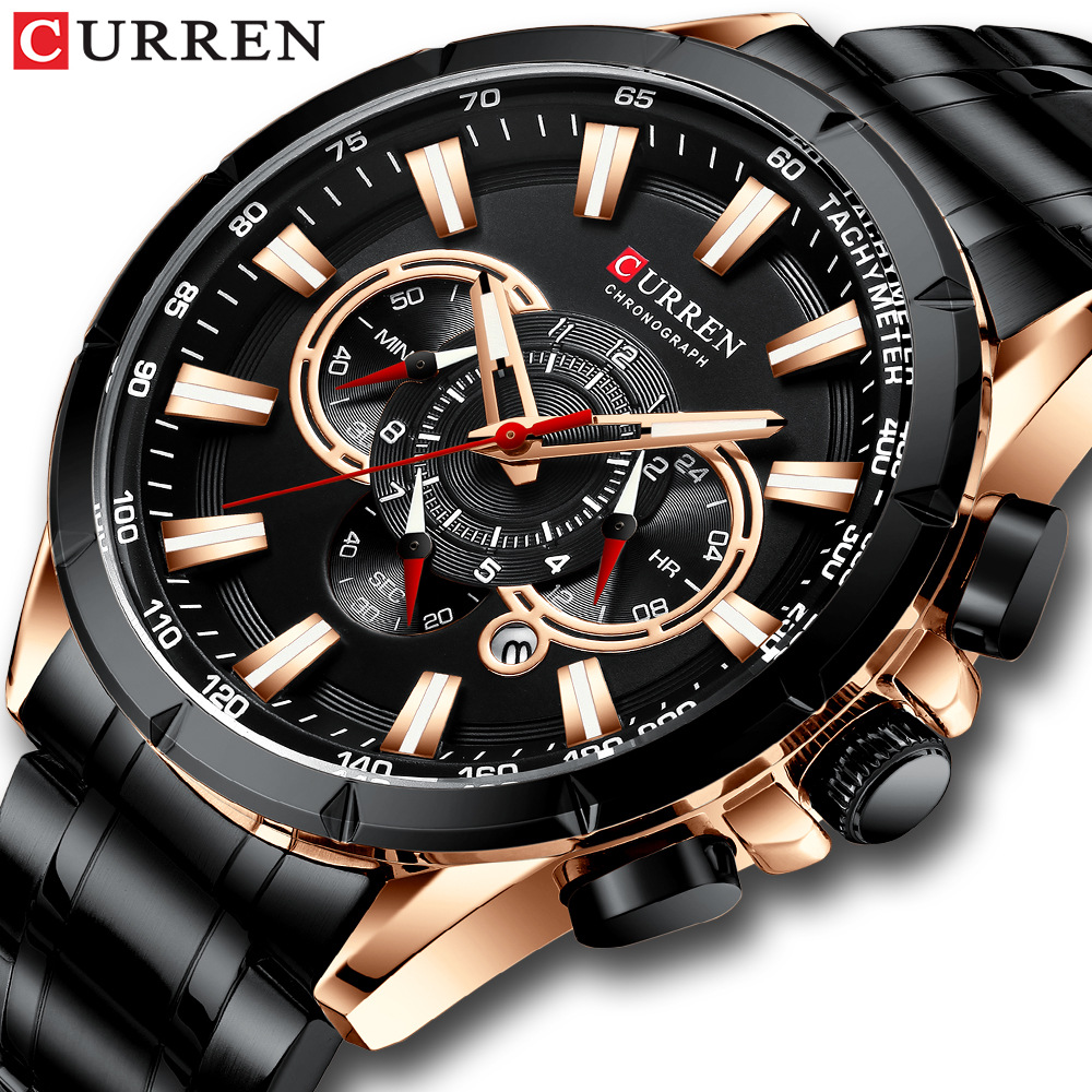 Curren/Carrion 8363 Men's Watc - đánh giá và giá Sapphire Crystal Display