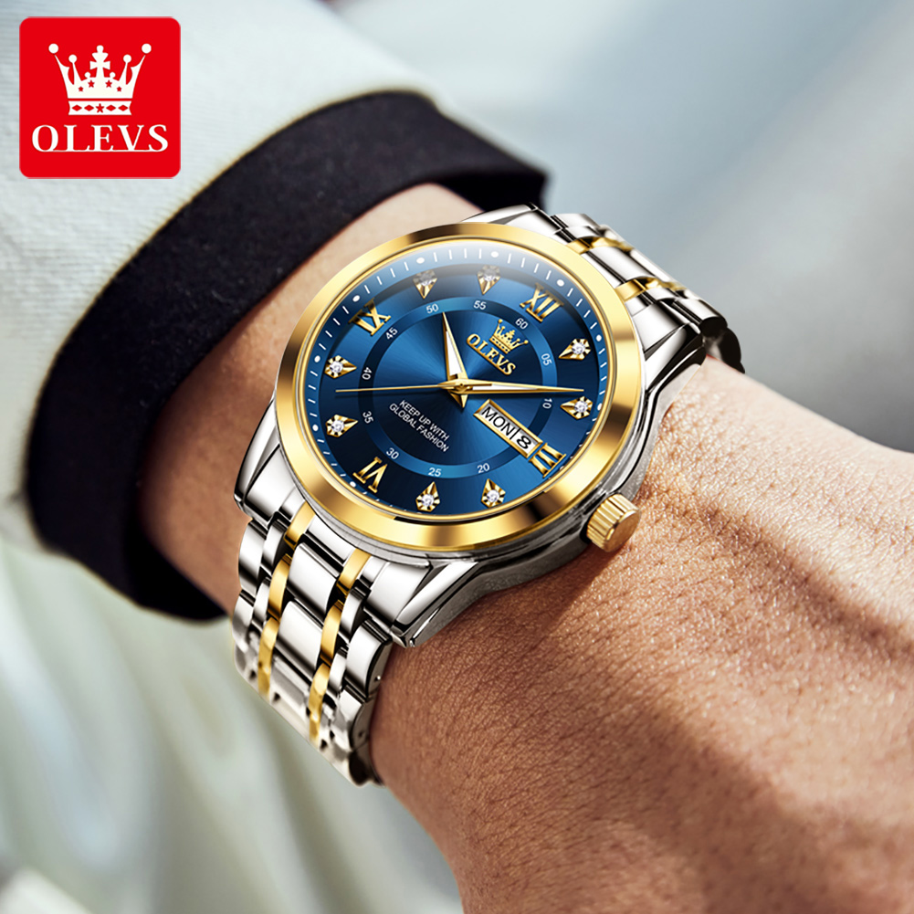 OLEVS Brand Fashion men's watc - đánh giá và giá Luxury Watch Business