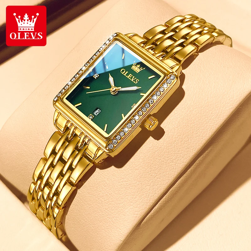 OLEVS 9995 Date Watch for Wome - đánh giá và giá Luxury Watch Girl