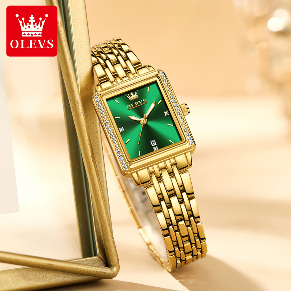 OLEVS 9995 Date Watch for Wome - đánh giá và giá Luxury Watch Girl