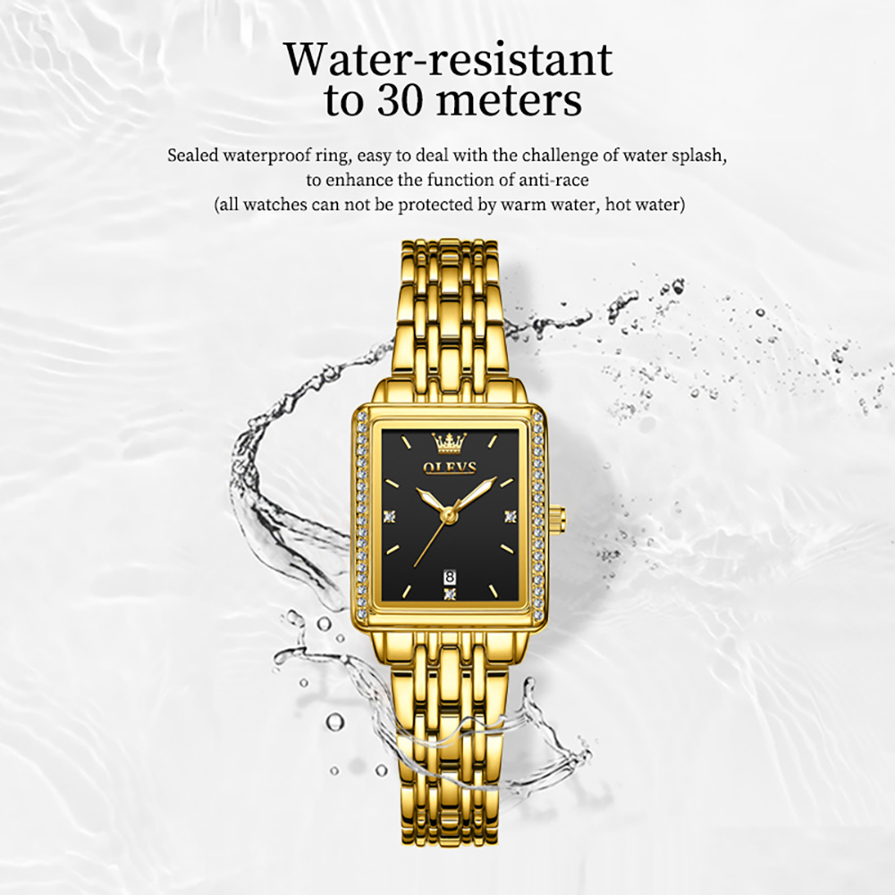OLEVS 9995 Date Watch for Wome - đánh giá và giá Luxury Watch Girl