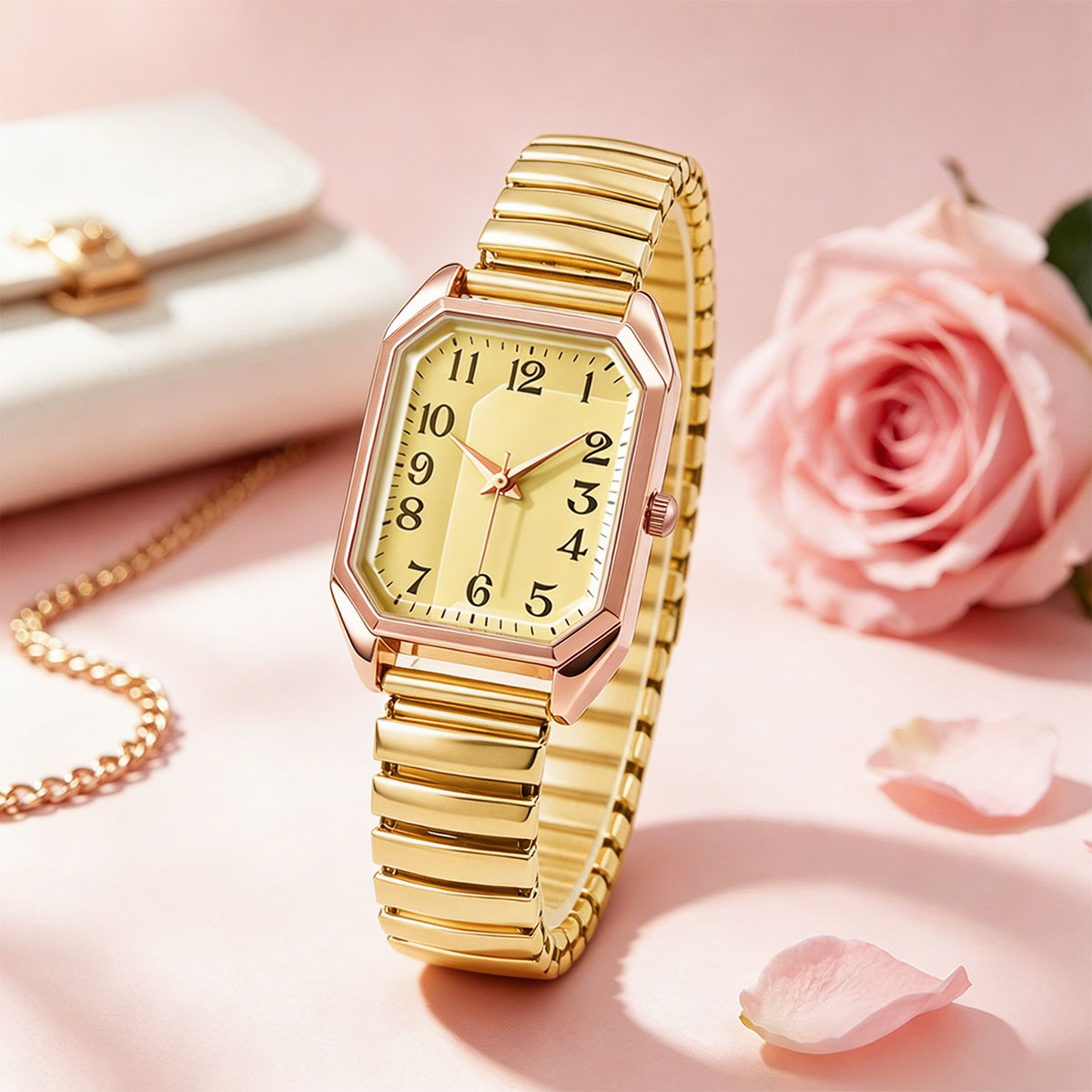 Women Octagonal Rectangle Quar - đánh giá và giá Luxury Watch Girl