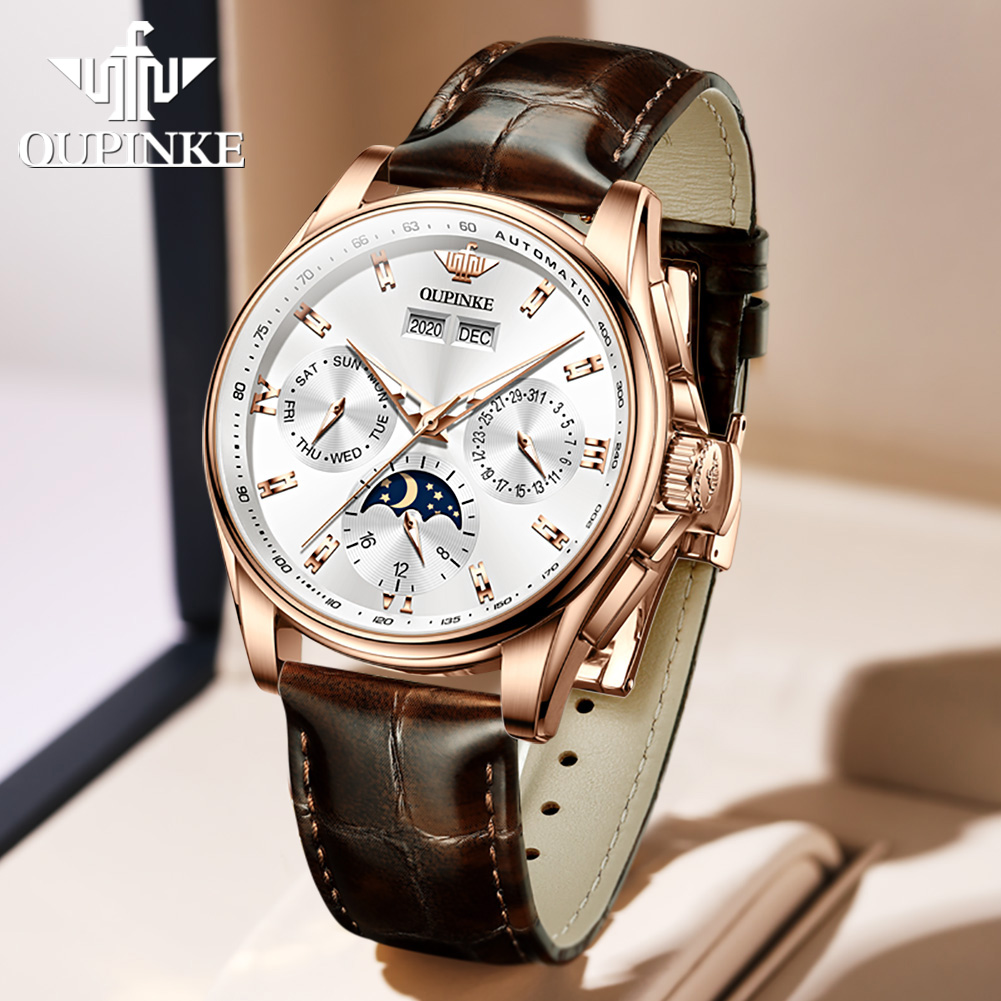OUPINKE Men's Watches Casual T - đánh giá và giá Sapphire Crystal Display