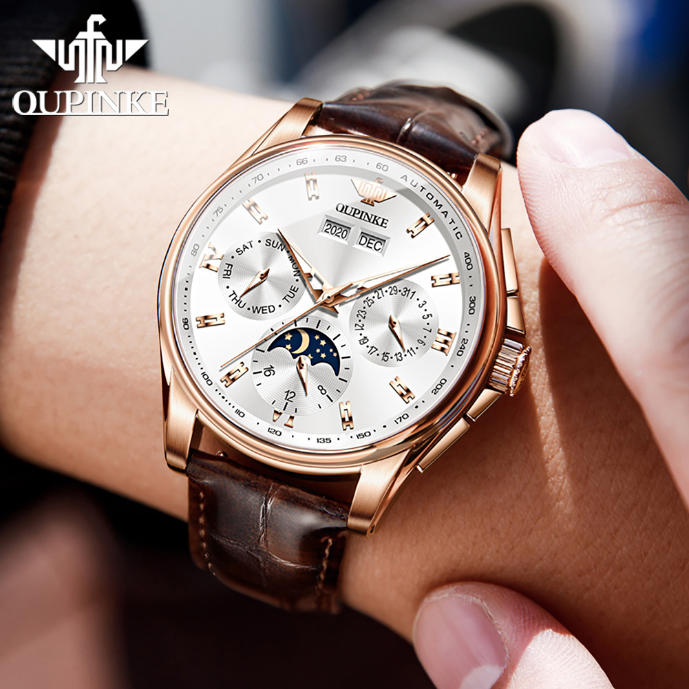 OUPINKE Men's Watches Casual T - đánh giá và giá Sapphire Crystal Display