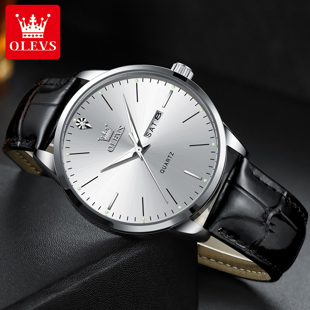 OLEVS 2935 Men's Watch Dual Ca - đánh giá và giá Luxury Watch Longines
