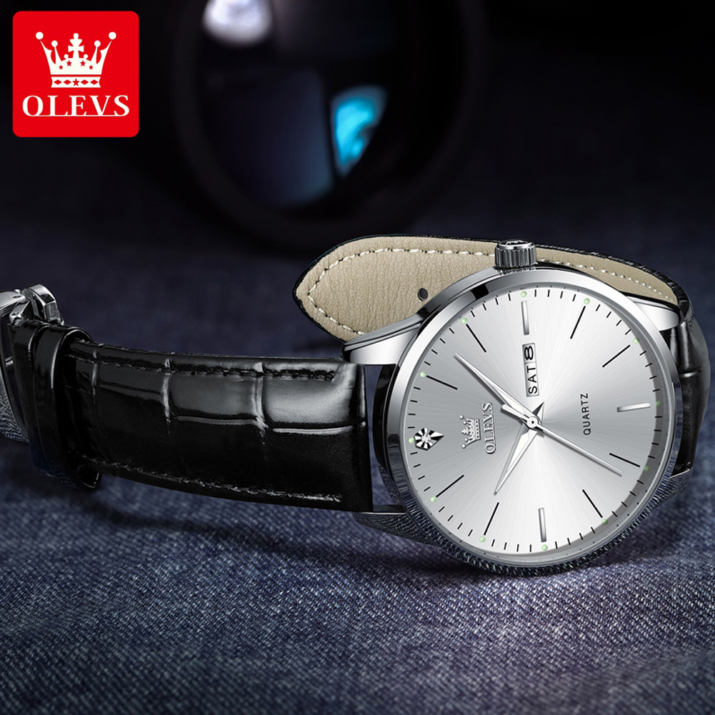 OLEVS 2935 Men's Watch Dual Ca - đánh giá và giá Luxury Watch Longines