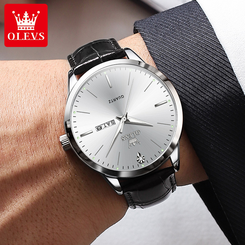 OLEVS 2935 Men's Watch Dual Ca - đánh giá và giá Luxury Watch Longines