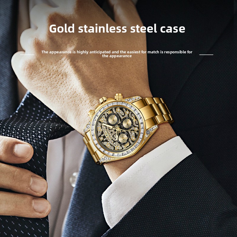 Stainless Steel New Gold Six-H - đánh giá và giá Moonphase Complication Watch