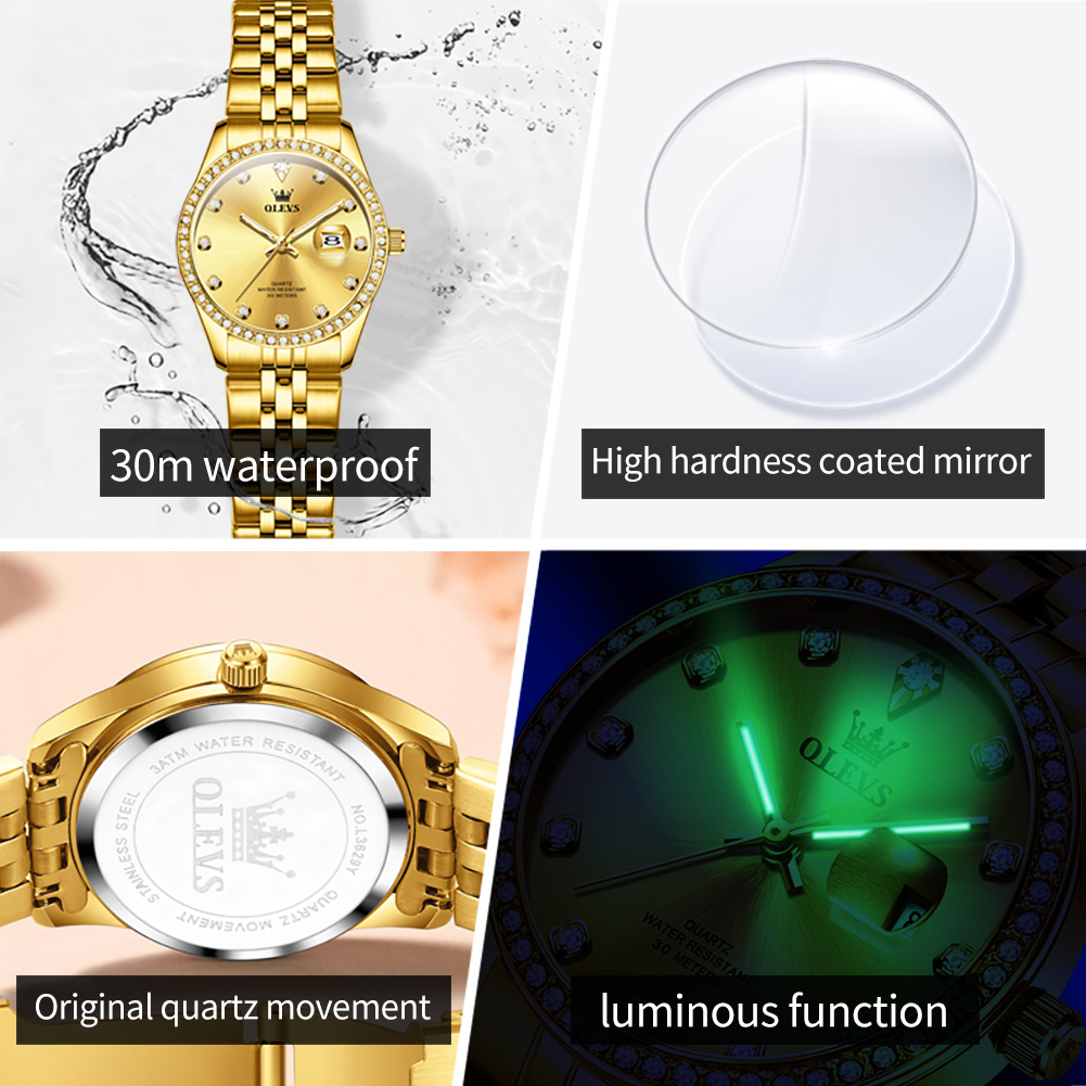 OLEVS Top Luxury Elegant Watch - đánh giá và giá Luxury Watch Top 10