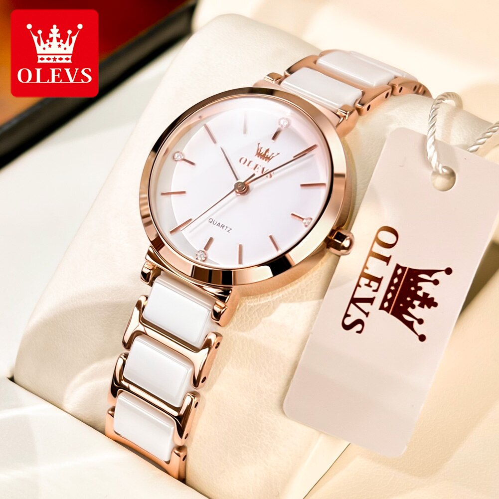 OLEVS Fashion Women Watches Re - đánh giá và giá Luxury Watch Girl