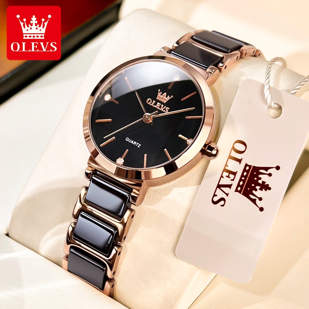 OLEVS Fashion Women Watches Re - đánh giá và giá Luxury Watch Girl